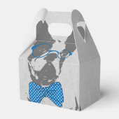 かわいいおもしろいトレンディーヴィンテージブフランスのルドッグ フェイバーボックス (裏面サイド)