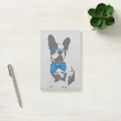 かわいいおもしろいトレンディーヴィンテージブフランスのルドッグ ポストイット (オフィス)