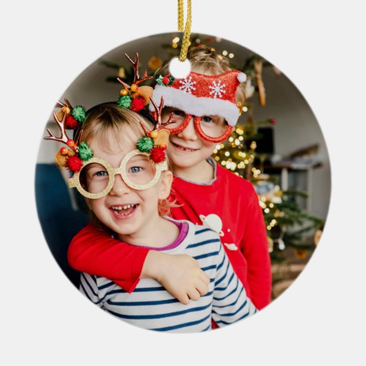 かわいいおもしろいドードレスクリスマスホリデー セラミックオーナメント (正面)