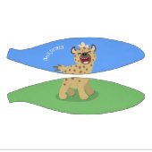 かわいいおもしろいハイエナ笑い漫画イラストレーション ミニバスケットボール (パネル)