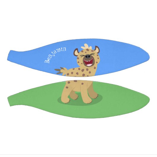 かわいいおもしろいハイエナ笑い漫画イラストレーション ミニバスケットボール (パネル)