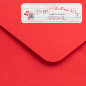 かわいいおもしろいハッピーバレンタインデー格言 ラベル