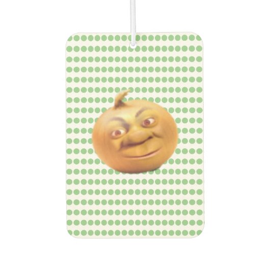 かわいいおもしろいハッピーブラウンオニオン カーエアーフレッシュナー (正面)