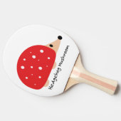 かわいいおもしろいハリネズミ 卓球ラケット (横)