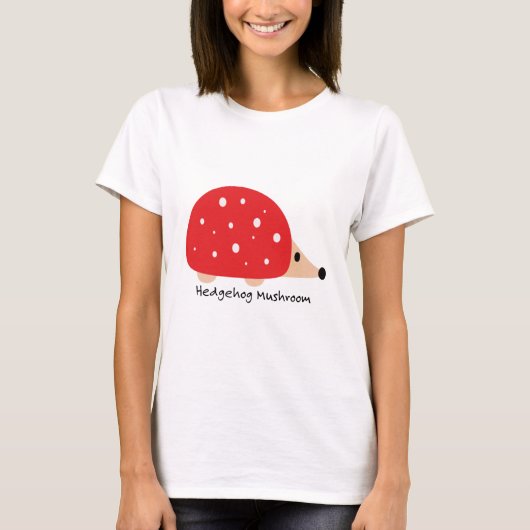 かわいいおもしろいハリネズミ Tシャツ (正面)