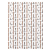 かわいいおもしろいハンマーと爪、 ネイル漫画イラストレーション テーブルクロス (正面)