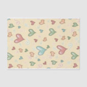 かわいいおもしろいハートベビー 薄葉紙 (正面)