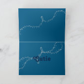 かわいいおもしろいバセットハウンド誕生日カード カード (内部)