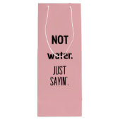 かわいいおもしろいバラ ワインギフトバッグ (裏面)