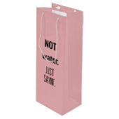 かわいいおもしろいバラ ワインギフトバッグ (正面アングル)