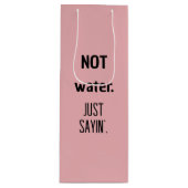 かわいいおもしろいバラ ワインギフトバッグ (正面)