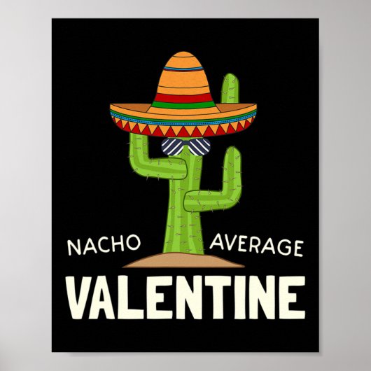 かわいいおもしろいバレンタインデイユーモアおもしろいバレンタイン ポスター (正面)