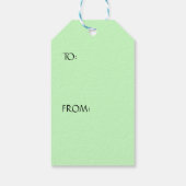 かわいいおもしろいバレンタインデー恋にホッピーのカエル ギフトタグ (裏面)