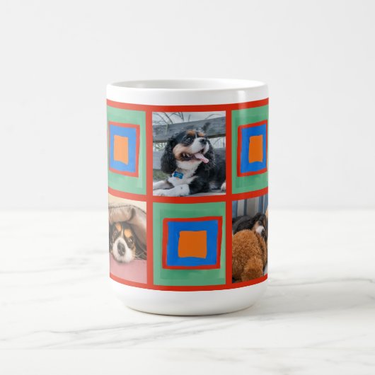 かわいいおもしろいパーソナライズされたフォトギフトfor愛犬家 コーヒーマグカップ (中央)