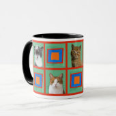 かわいいおもしろいパーソナライズされたフォトギフトfor猫好き マグカップ (正面左)