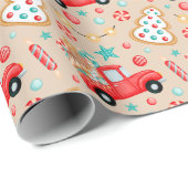 かわいいおもしろいフェスティバルクラシッククリスマス ラッピングペーパー (ロールコーナー)