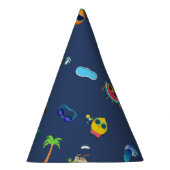 かわいいおもしろいフルーツサマーバースデーパーティー紙ハット パーティーハット (右)