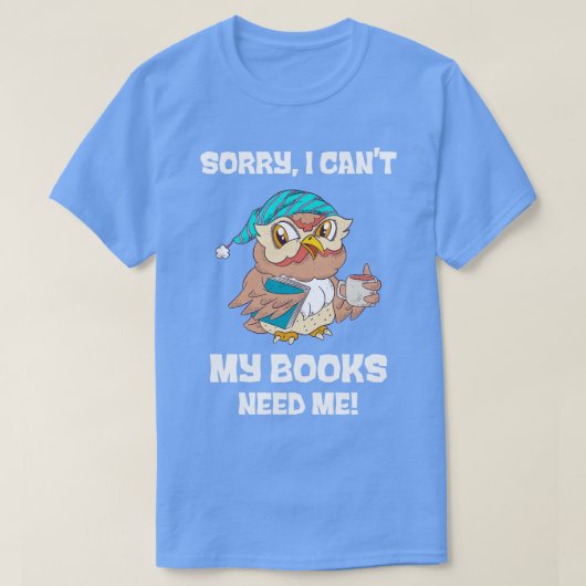 かわいいおもしろいブックウ読ルの恋人リーダー Tシャツ (デザイン正面)