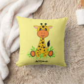 かわいいおもしろいベビーキリン子供へ クッション (ブランケット)