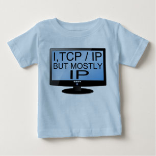 かわいいおもしろいベビーギーク乳児Tシャツ ベビーTシャツ