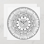 かわいいおもしろいベビーシャワー招待状 シーズンカード (正面/裏面)