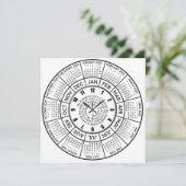 かわいいおもしろいベビーシャワー招待状 シーズンカード (スタンド正面)