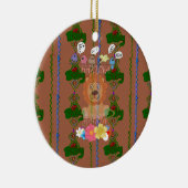 かわいいおもしろいベビーライオンキングハクナマタタ最新のedg セラミックオーナメント (右)