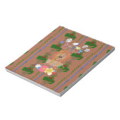 かわいいおもしろいベビーライオンキング:ハクナマタタデザイン ノートパッド (回転)