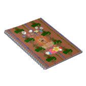 かわいいおもしろいベビーライオンキング:ハクナマタタデザイン ノートブック (右側)