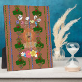 かわいいおもしろいベビーライオンキング:ハクナマタタデザイン フォトプラーク (側面)