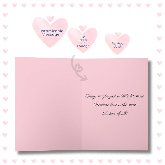 かわいいおもしろいベーコン誕生日記念日バレンタイン カード