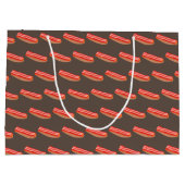 かわいいおもしろいベーコン ラージペーパーバッグ (裏面)