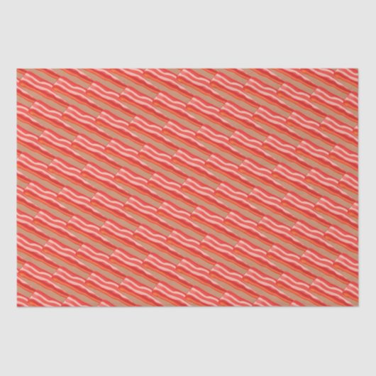 かわいいおもしろいベーコン 薄葉紙 (正面)