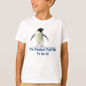 かわいいおもしろいペンギンの子供のセーター！ Tシャツ (正面)