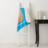 かわいいおもしろいホットドッグウィーナー漫画 シェルパブランケット (インサイチュ)