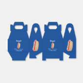 かわいいおもしろいホットドッグウィーナー漫画 フェイバーボックス (折り畳みなし)