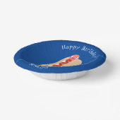 かわいいおもしろいホットドッグウィーナー漫画 ペーパーボウル (傾斜あり)