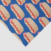 かわいいおもしろいホットドッグウィーナー漫画 薄葉紙 (詳細)