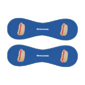 かわいいおもしろいホットドッグウィーナー漫画 野球ボール (パネル)