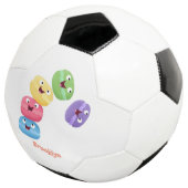 かわいいおもしろいマカロン漫画イラストレーション サッカーボール (3/4)