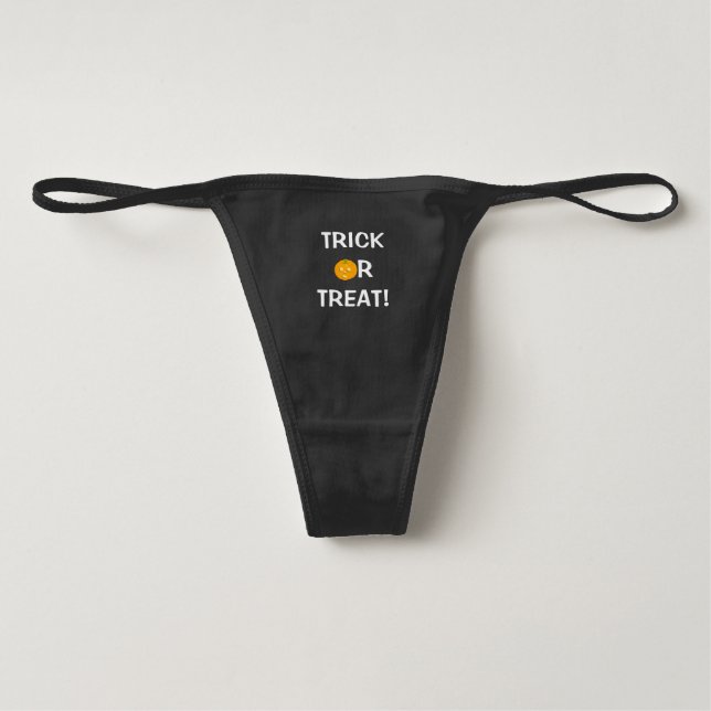 かわいいおもしろいマンガのハロウィーンカボチャ。 アンダーウェア (正面)