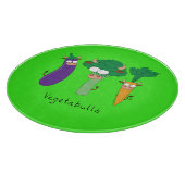 かわいいおもしろいマンガの子ども カッティングボード (角)