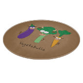 かわいいおもしろいマンガの子ども カッティングボード (角)