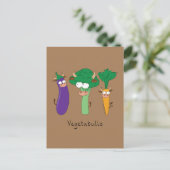 かわいいおもしろいマンガの子ども ポストカード (スタンド正面)