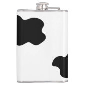 かわいいおもしろいマンガの牛のウダーの日 フラスク (裏面)