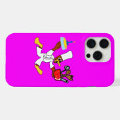 かわいいおもしろいマンガの電話ケース iPhoneケース (裏面横)