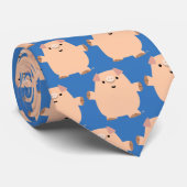 かわいいおもしろいマンガ豚ネクタイ ネクタイ (ロール)