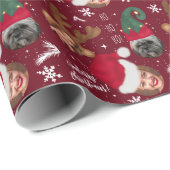 かわいいおもしろいメリークリスマスイラストレーション3枚 ラッピングペーパー (ロールコーナー)