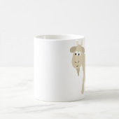 かわいいおもしろいヤギ コーヒーマグカップ (中央)
