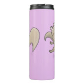 かわいいおもしろいリス漫画イラストレーション タンブラー (裏面)